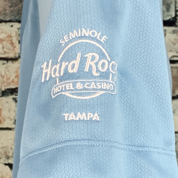 Nike Hard Rock Cafe Tampa blue polo size L - Picture 3 of 8